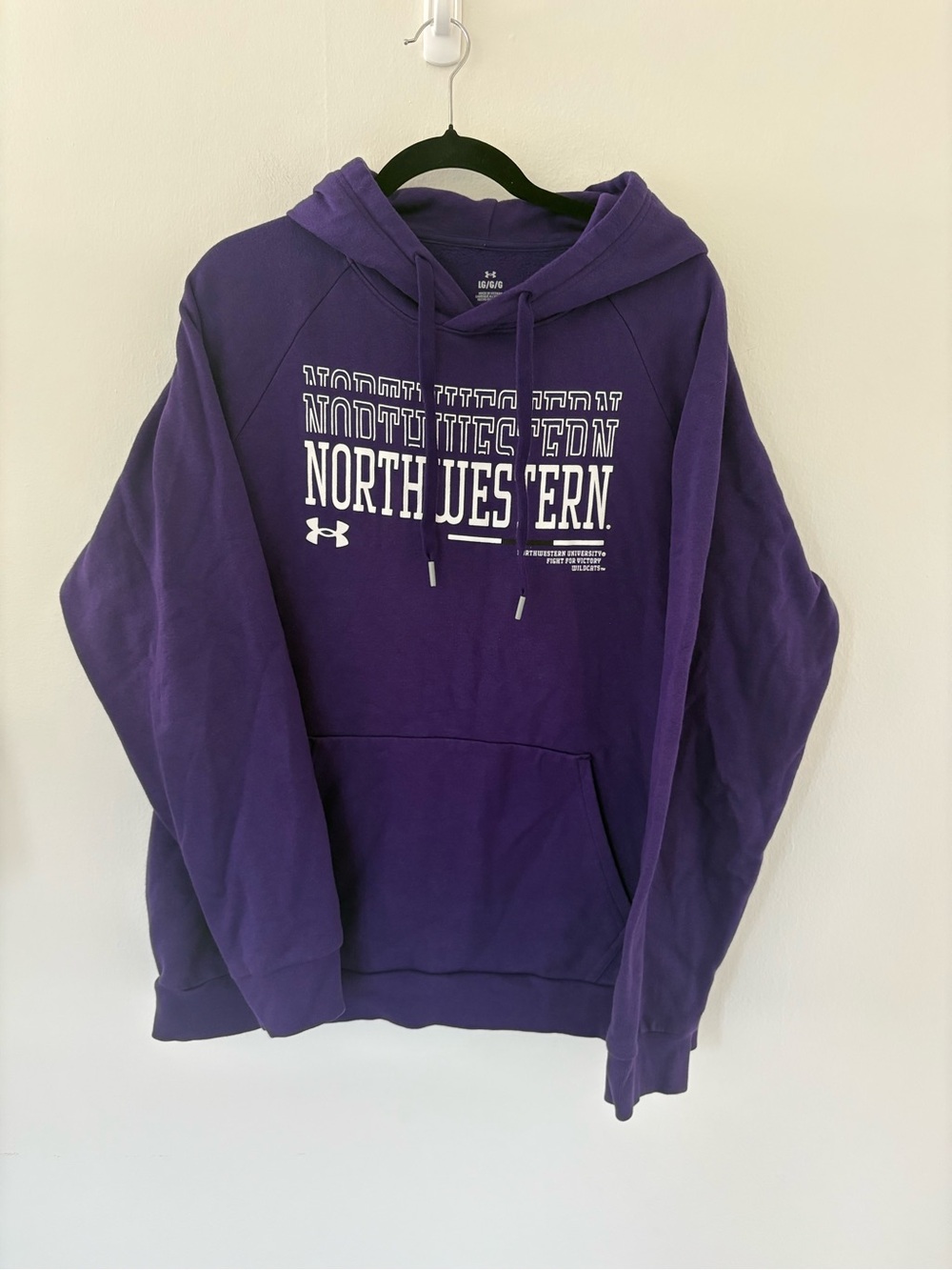 Under Armour Purple Northwestern Pullover Hoodie